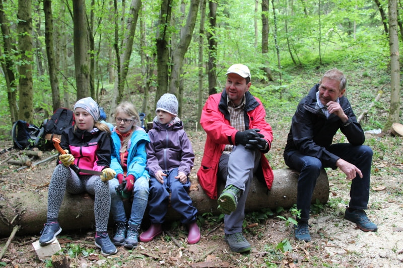 Jausnen im Wald