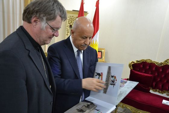  Bischof Manfred Scheuer und der kurdische Innenminister Karim Sinjari