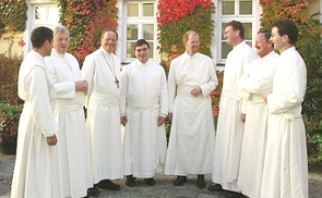 Abt Martin Felhofer mit dem Leitungsteam © Stift Schlägl
