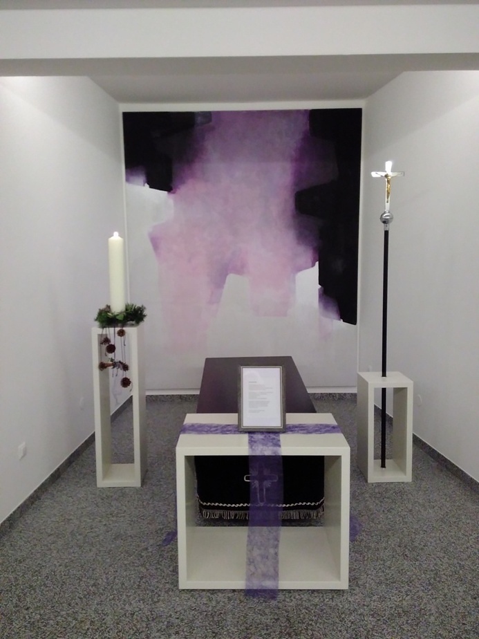 Verabschiedungsraum am Pfarrrfriiedhof St. Magdalena 
