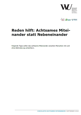 „Reden hilft: Achtsames Miteinander statt Nebeneinander“