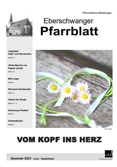Neues Pfarrblatt wird an die Haushalte verteilt.