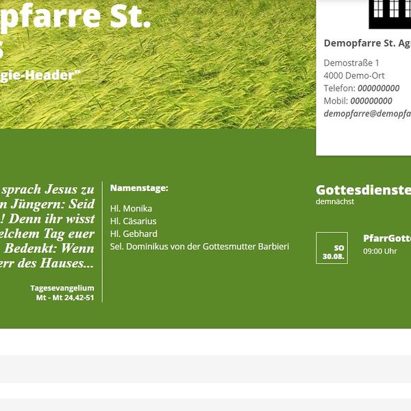 Vorlage Liturgie-Header